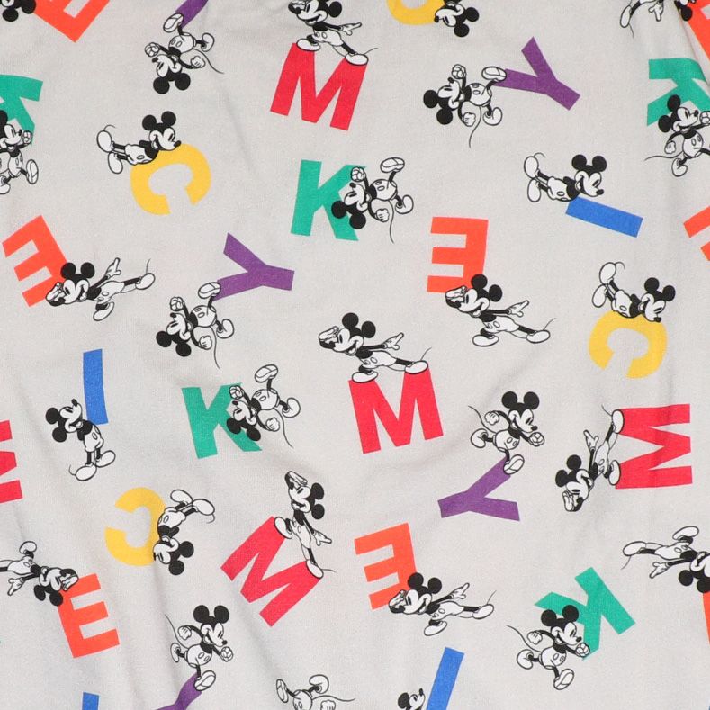 【ベビードール】ミッキー 親子お揃い カラフル総柄トレーナー 0906A / 大人 ユニセックス 男女兼用 リンクコーデ ペアルック 親子コーデ トップス 長袖 スウェット プルオーバー 春秋冬