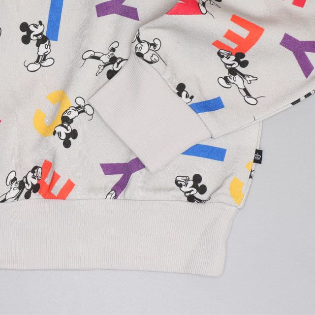 【ベビードール】ミニー 親子お揃い カラフル総柄トレーナー 0906A / 大人 ユニセックス 男女兼用 リンクコーデ ペアルック 親子コーデ トップス 長袖 スウェット プルオーバー 春秋冬