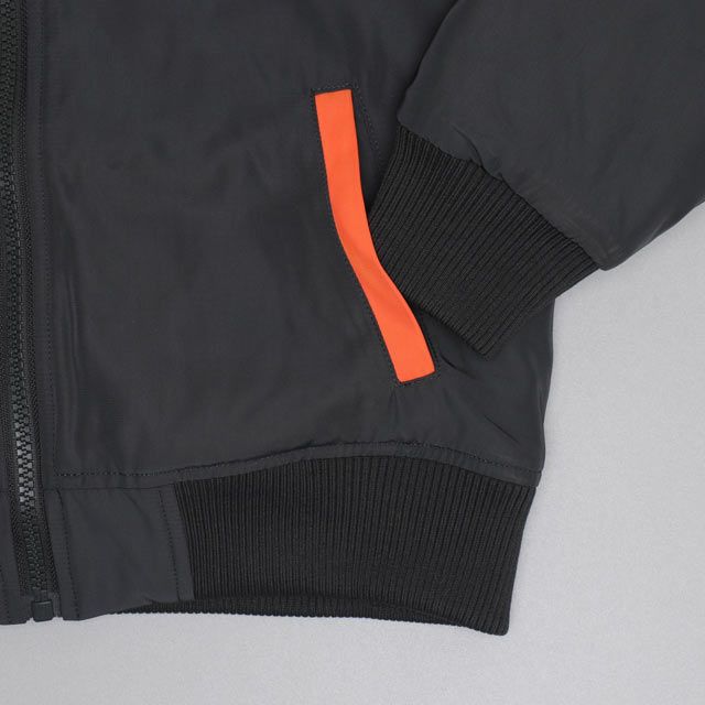 【ベビードール】ミッキー 親子お揃い MA-1ブルゾン 0907K / ベビーサイズ キッズ リンクコーデ ペアルック 親子コーデ トップス アウター ブルゾン ジャケット 羽織り 中綿 防寒