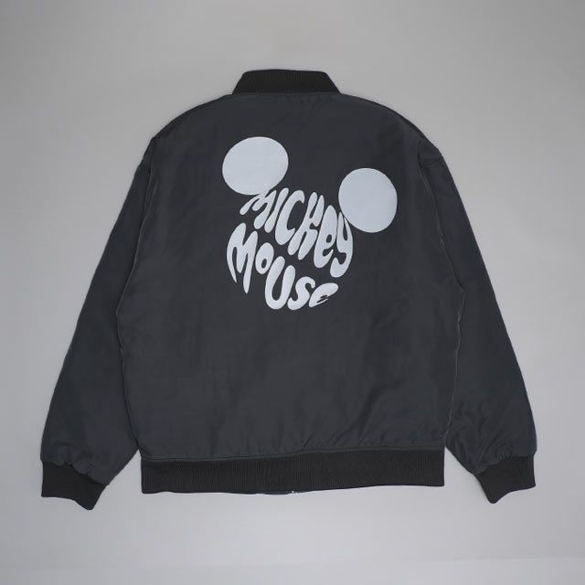 【ベビードール】ミッキー 親子お揃い MA-1ブルゾン 0907A / 大人 ユニセックス 男女兼用 リンクコーデ ペアルック 親子コーデ トップス アウター ブルゾン ジャケット 羽織り 中綿 防寒