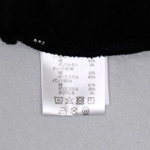 【ベビードール】プー 親子お揃い チェックレイヤードトレーナー 0910K / ベビーサイズ キッズ トップス 長袖 レイヤード風 リンクコーデ ペアルック 親子コーデ 秋冬