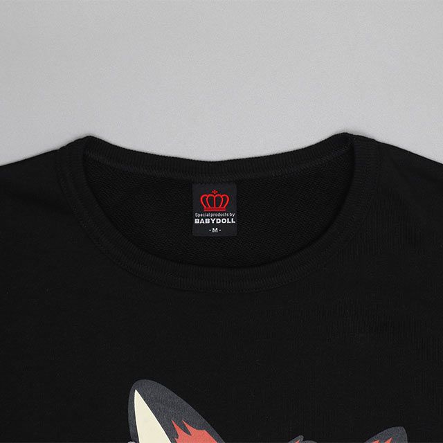 【ベビードール】ズートピア 親子お揃い チェックレイヤードトレーナー 0910A / 大人 ユニセックス 男女兼用 トップス 長袖 レイヤード風 リンクコーデ ペアルック 親子コーデ 秋冬 ジュディ ニック