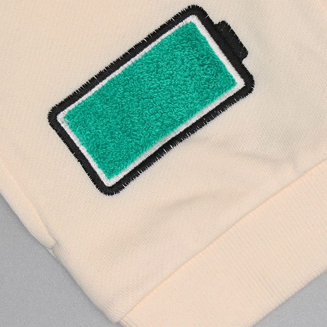 【ベビードール】ベイマックス キャラクターサガラワッペンジップパーカー 0912K / ベビーサイズ キッズ トップス 長袖 パーカー 羽織り なりきれる 仮装 コスプレ