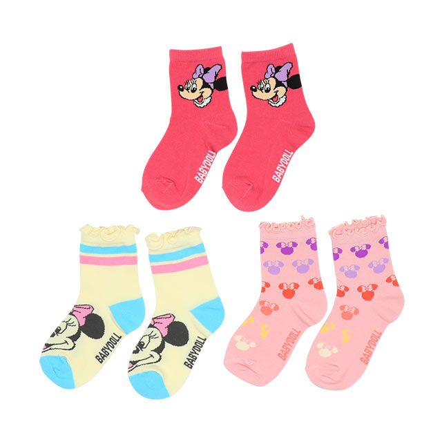 公式 ショップディズニー ベビードール ディズニー クルーソックスセット 6330