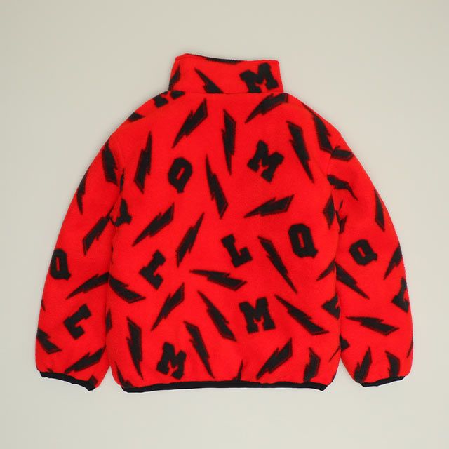 【ベビードール】カーズ リバーシブルアウター 0988K / ベビーサイズ キッズ トップス 長袖 アウター 上着 羽織り ジャケット ブルゾン 中綿 フリース 2Way マックィーン メーター