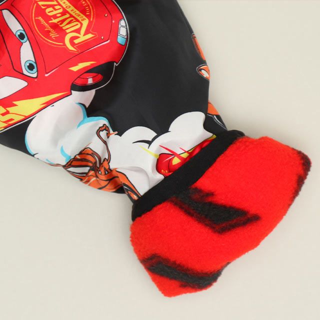 【ベビードール】カーズ リバーシブルアウター 0988K / ベビーサイズ キッズ トップス 長袖 アウター 上着 羽織り ジャケット ブルゾン 中綿 フリース 2Way マックィーン メーター