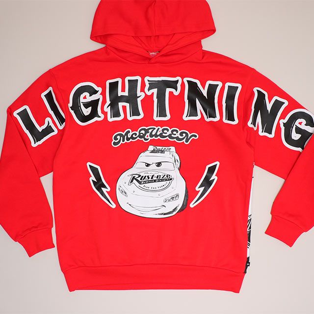 【ベビードール】カーズ 親子お揃い 裏起毛パーカー 0990A / 大人 ユニセックス 男女兼用 トップス 長袖 プルオーバー フーディ 裏起毛 防寒 あったか リンクコーデ ペアルック 親子コーデ