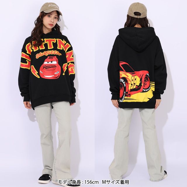 【ベビードール】カーズ 親子お揃い 裏起毛パーカー 0990A / 大人 ユニセックス 男女兼用 トップス 長袖 プルオーバー フーディ 裏起毛 防寒 あったか リンクコーデ ペアルック 親子コーデ