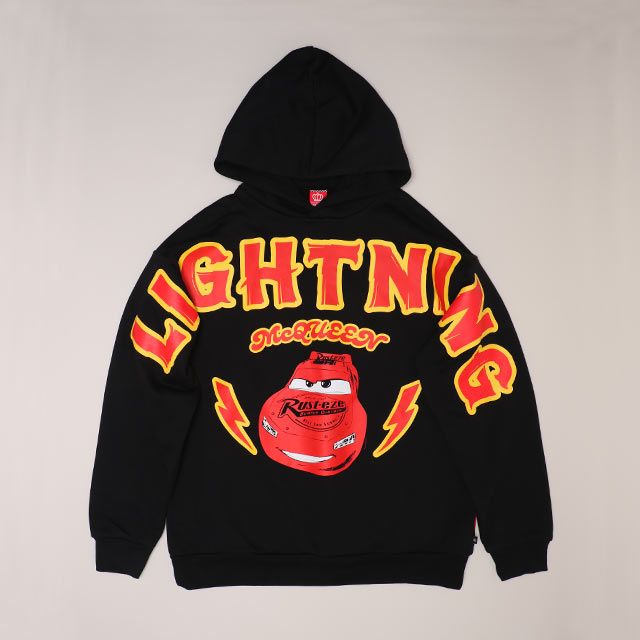 【ベビードール】カーズ 親子お揃い 裏起毛パーカー 0990A / 大人 ユニセックス 男女兼用 トップス 長袖 プルオーバー フーディ 裏起毛 防寒 あったか リンクコーデ ペアルック 親子コーデ