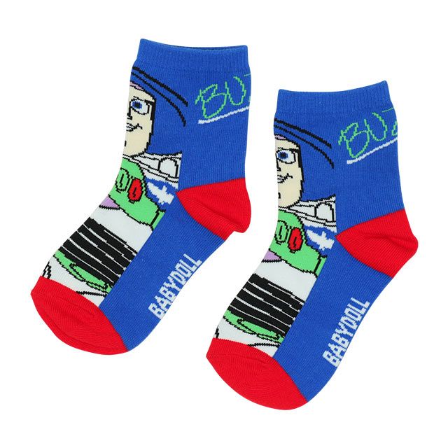 【ベビードール】トイ・ストーリー ソックスセット7090 / ウッディ バズ リトルグリーンメン ベビーサイズ キッズ 靴下 3足セット 3足組み 3点セット 10-13cm・13-16cm滑り止め付き