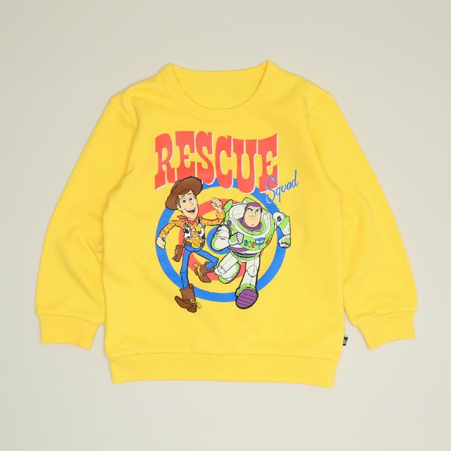 【ベビードール】トイ・ストーリー キャラクター3点セット 1003K / ベビーサイズ キッズ 長袖 トップス ボトムス トレーナー ロンT 長袖Tシャツ ロングパンツ 長ズボン セット商品 オリジナルバッグ付き 3点セット トータルコーディネート スリンキー