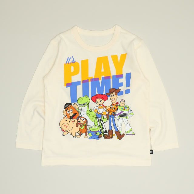 【ベビードール】トイ・ストーリー キャラクター3点セット 1003K / ベビーサイズ キッズ 長袖 トップス ボトムス トレーナー ロンT 長袖Tシャツ ロングパンツ 長ズボン セット商品 オリジナルバッグ付き 3点セット トータルコーディネート スリンキー