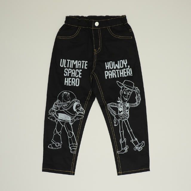 【ベビードール】トイ・ストーリー キャラクター3点セット 1003K / ベビーサイズ キッズ 長袖 トップス ボトムス トレーナー ロンT 長袖Tシャツ ロングパンツ 長ズボン セット商品 オリジナルバッグ付き 3点セット トータルコーディネート スリンキー