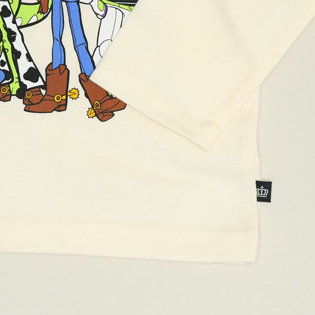 【ベビードール】トイ・ストーリー キャラクター3点セット 1003K / ベビーサイズ キッズ 長袖 トップス ボトムス トレーナー ロンT 長袖Tシャツ ロングパンツ 長ズボン セット商品 オリジナルバッグ付き 3点セット トータルコーディネート スリンキー