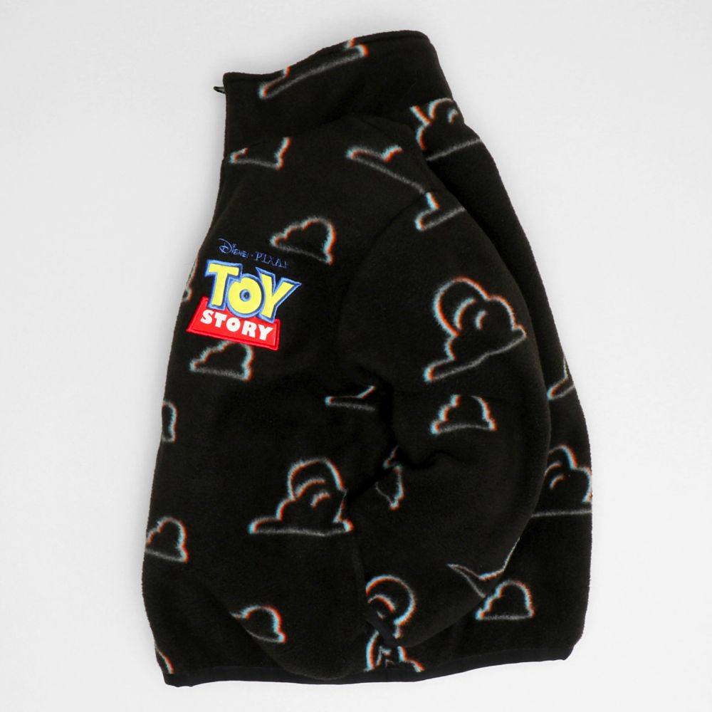 【ベビードール】トイ・ストーリー リバーシブルアウター 1005K / 2WAY ベビーサイズ キッズ トップス 中綿 アウター 長袖 羽織り もこもこ フリースジャケット ジャンパー フードなし