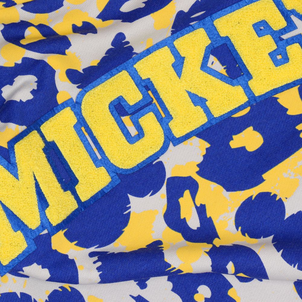 【ベビードール】ミッキー 親子お揃い アニマル総柄パーカー 1008A / 大人 ユニセックス 男女兼用 リンクコーデ ペアルック 親子コーデ トップス 長袖 フーディ プルオーバー スウェット 春秋冬