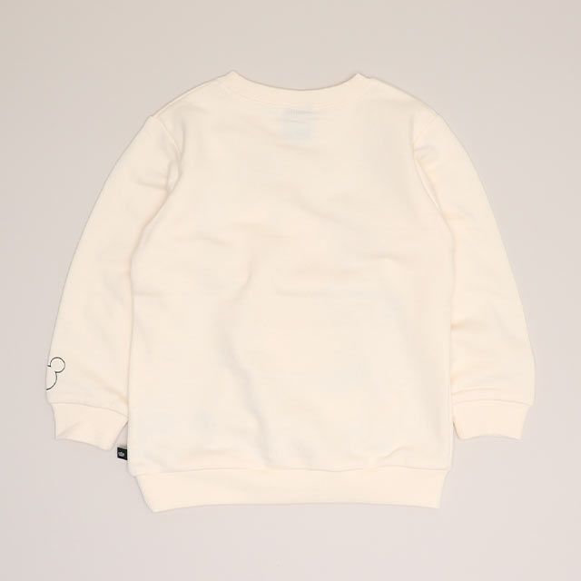 【ベビードール】ミッキー 親子お揃い アニマル柄ボアポケット トレーナー 1009K / ベビーサイズ キッズ 長袖 スウェット ボア カンガルーポケット アニマル柄 リンクコーデ ペアルック 親子コーデ