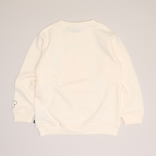 【ベビードール】ミッキー 親子お揃い アニマル柄ボアポケット トレーナー 1009K / ベビーサイズ キッズ 長袖 スウェット ボア カンガルーポケット アニマル柄 リンクコーデ ペアルック 親子コーデ