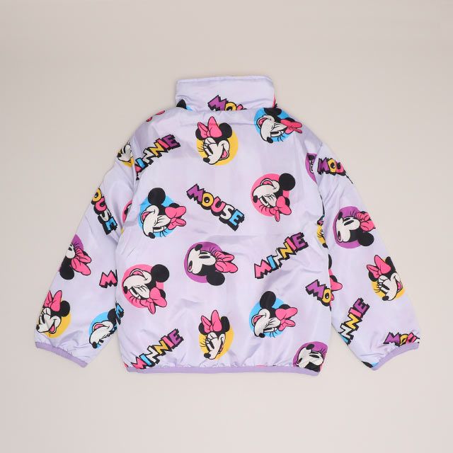 【ベビードール】ミニー リバーシブルアウター 1016K / ベビーサイズ キッズ トップス 長袖 アウター 羽織り 上着 ブルゾン 中綿 フリース ボアアウター あったか 防寒 リバーシブル 2WEY プチプライス 秋冬