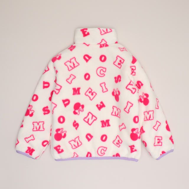 【ベビードール】ミニー リバーシブルアウター 1016K / ベビーサイズ キッズ トップス 長袖 アウター 羽織り 上着 ブルゾン 中綿 フリース ボアアウター あったか 防寒 リバーシブル 2WEY プチプライス 秋冬