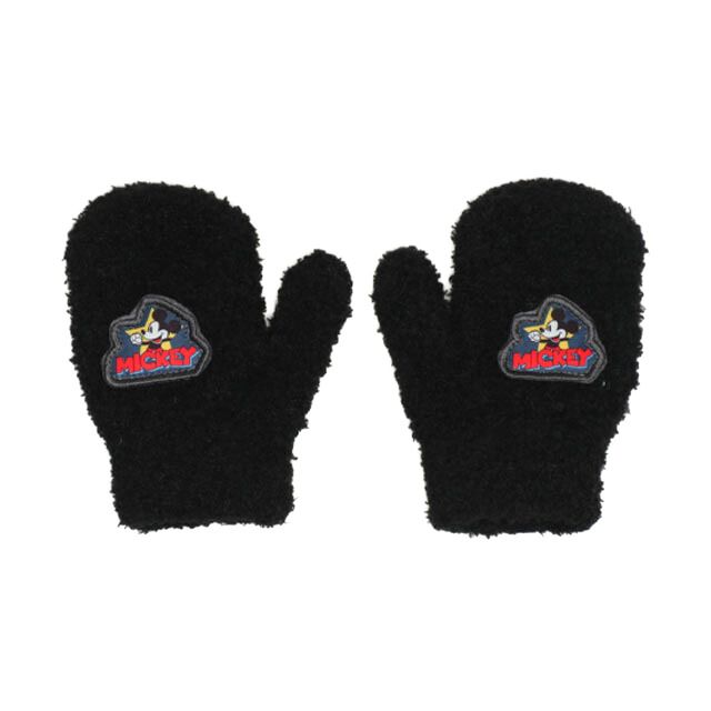 【ベビードール】ミッキー 手袋 1020 / キッズ 手袋 ミトン ５本指 マシュマロボア ふわふわ もこもこ あったか 防寒 雑貨 小物