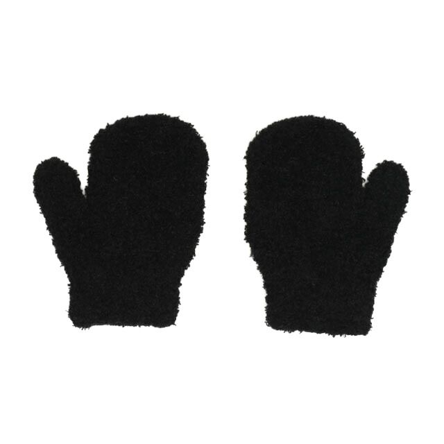 【ベビードール】ミッキー 手袋 1020 / キッズ 手袋 ミトン ５本指 マシュマロボア ふわふわ もこもこ あったか 防寒 雑貨 小物