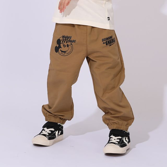 【ベビードール】ミッキー キャラクター3点セット 1028K / ベビーサイズ キッズ 長袖 トップス ボトムス トレーナー ロンT 長袖Tシャツ ロングパンツ 長ズボン 春秋冬 福袋 セット商品 お得なセット オリジナルバッグ付き 3点セット トータルコーディネート