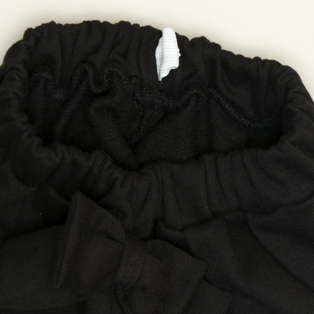 【ベビードール】ミニー キャラクター3点セット 1028K / ベビーサイズ キッズ 長袖 トップス ボトムス トレーナー ロンT 長袖Tシャツ ショートパンツ 短パン キュロット セット商品 オリジナルバッグ付き 3点セット トータルコーディネート