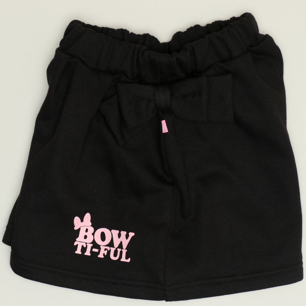 【ベビードール】ミニー キャラクター3点セット 1028K / ベビーサイズ キッズ 長袖 トップス ボトムス トレーナー ロンT 長袖Tシャツ ショートパンツ 短パン キュロット セット商品 オリジナルバッグ付き 3点セット トータルコーディネート