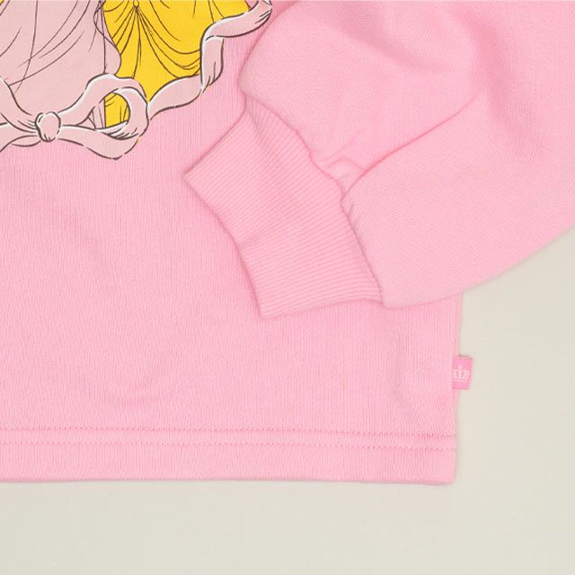 【ベビードール】プリンセス / キャラクター3点セット 1098K / ベビーサイズ キッズ 長袖 トップス ボトムス トレーナー ロンT Tシャツ ショートパンツ 短パン キュロット セット商品 オリジナルバッグ付き トータルコーディネート アリエル ベル ラプンツェル