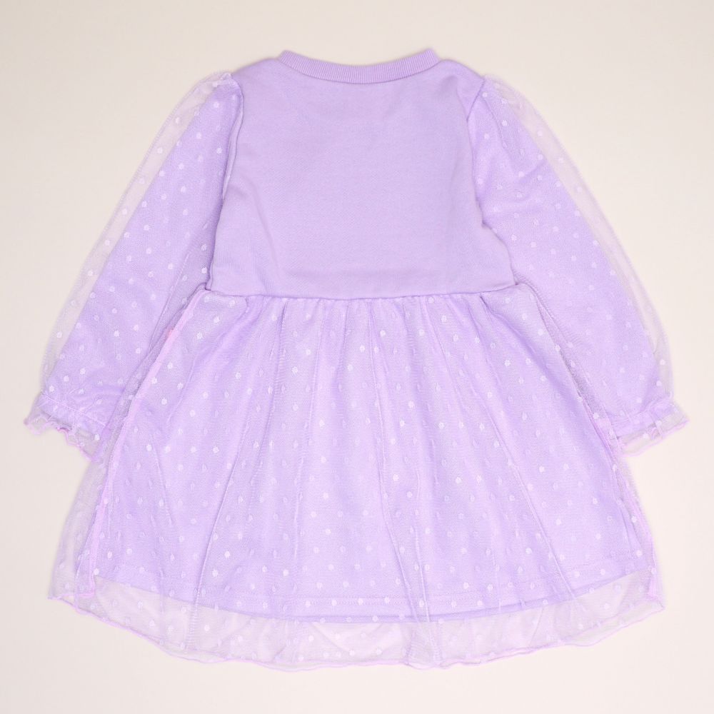 【ベビードール】ラプンツェル プリンセス / チュールワンピース 1099K / ベビーサイズ キッズ 長袖 ワンピース スカート 袖チュール シフォン ガーリー