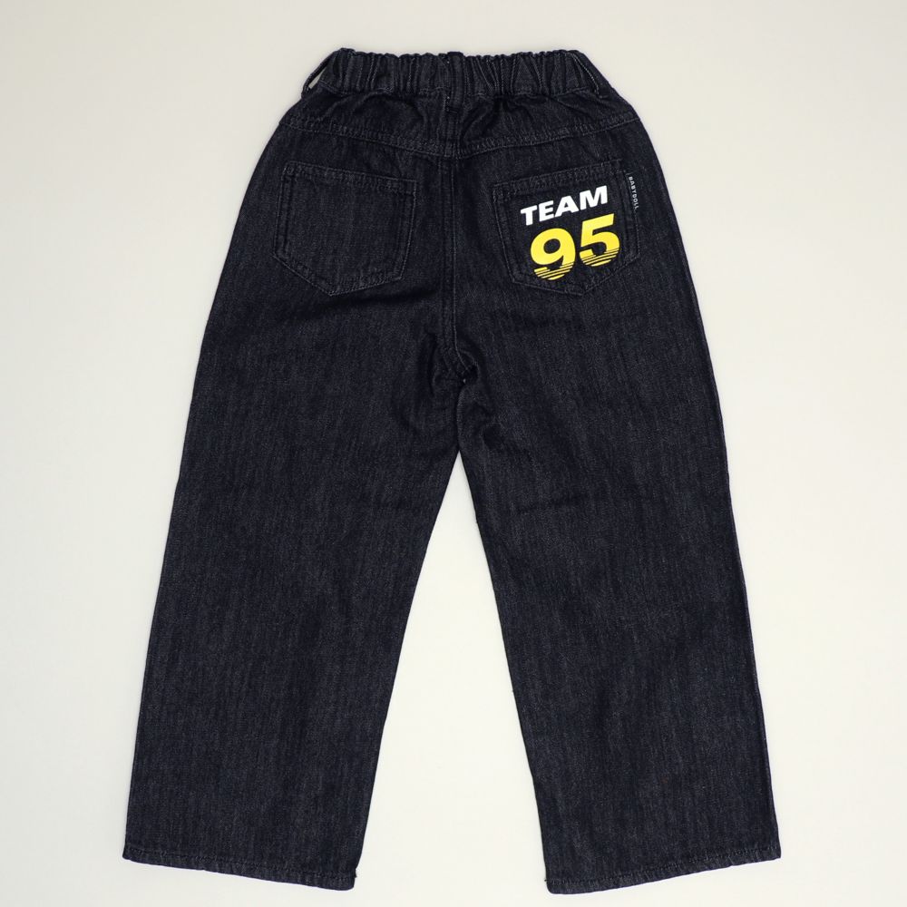 【ベビードール】カーズ グランジデニムロングパンツ 1135K / ベビーサイズ キッズ ボトムス 長ズボン デニムパンツ ジーパン ウエストは総ゴム ベルトループ、ゴム穴付