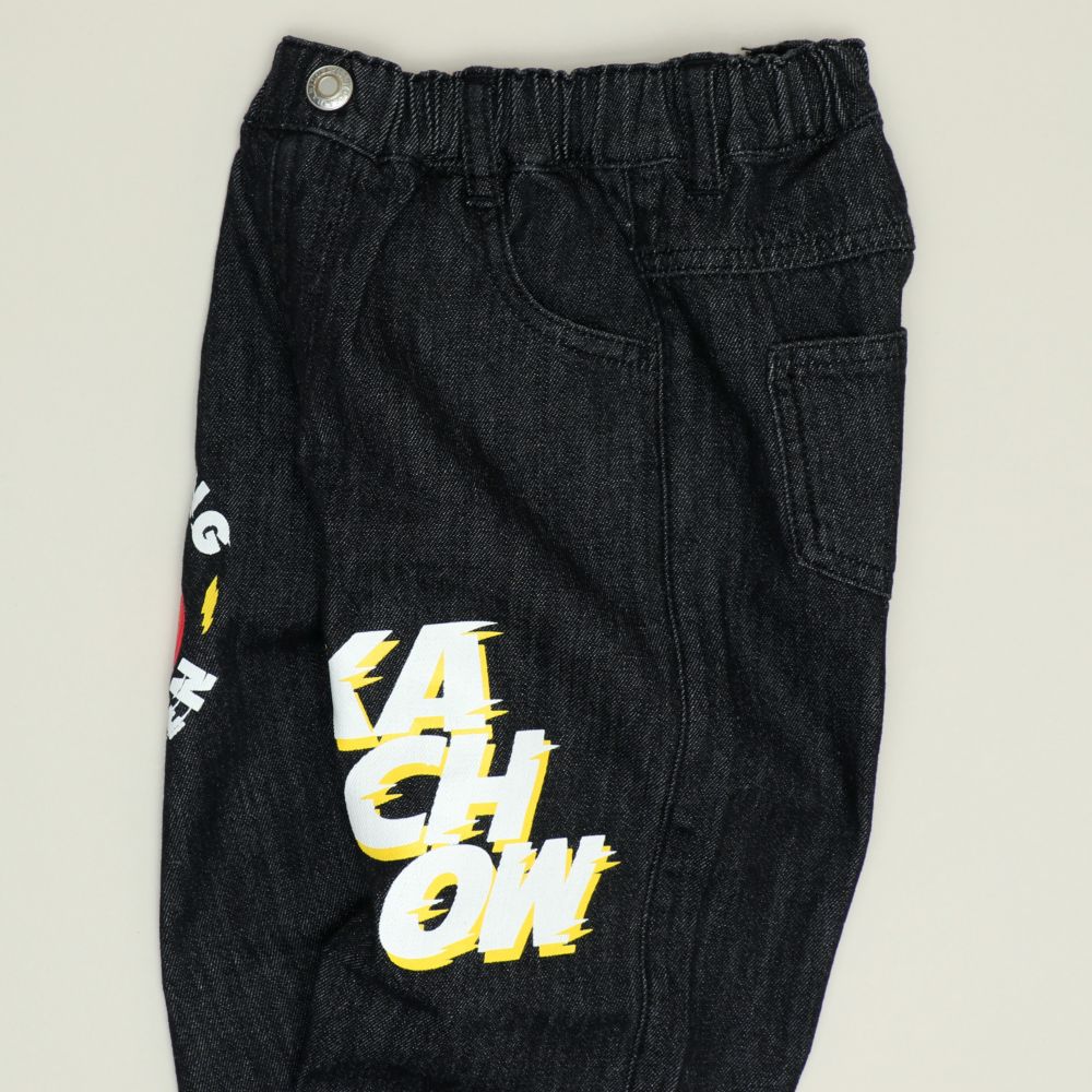 【ベビードール】カーズ グランジデニムロングパンツ 1135K / ベビーサイズ キッズ ボトムス 長ズボン デニムパンツ ジーパン ウエストは総ゴム ベルトループ、ゴム穴付