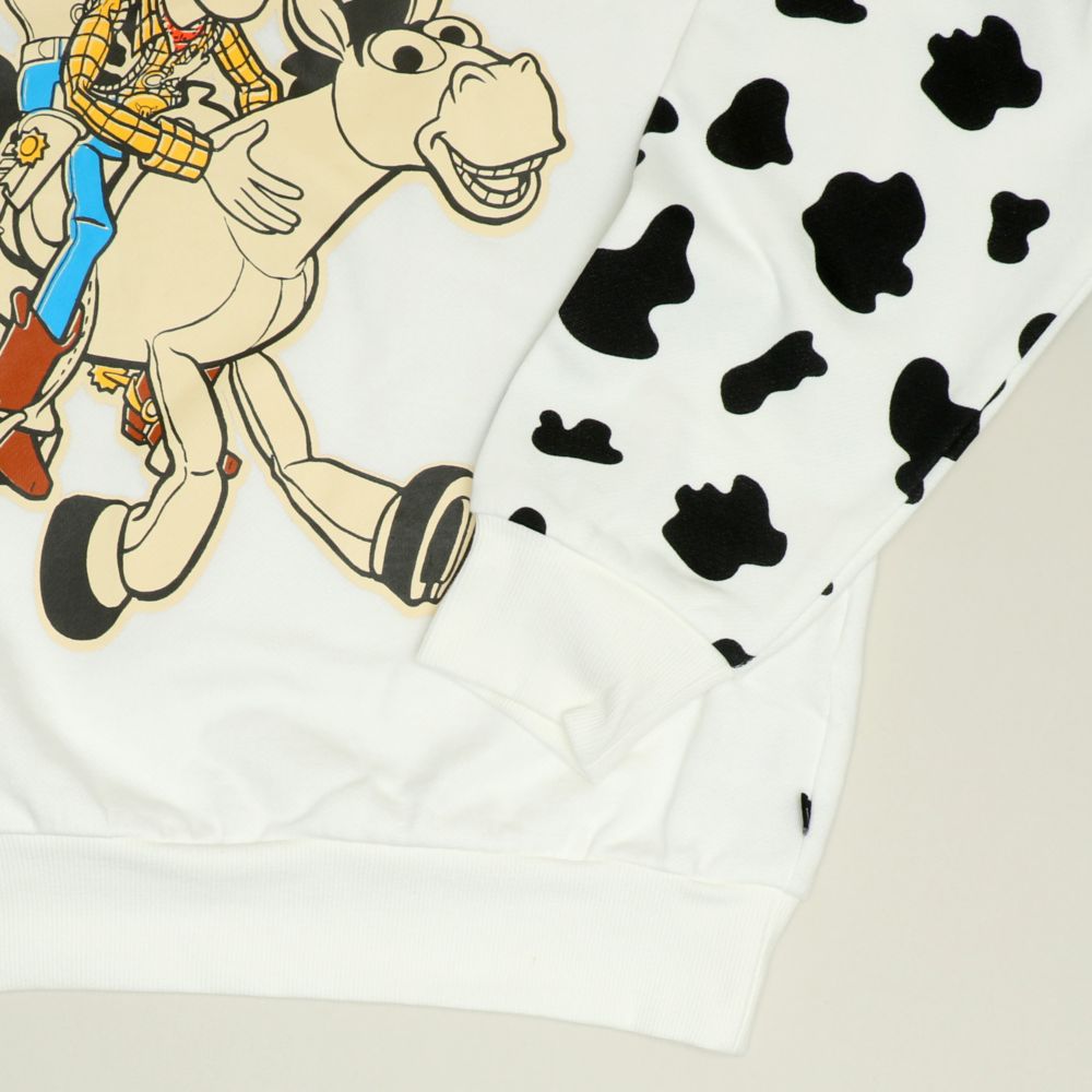 【ベビードール】ウッディ ジェシー 親子お揃い アニマル総柄パーカー 1137K / ベビーサイズ キッズ トップス 長袖 プルオーバー スウェット フーディー リンクコーデ ペアルック 親子コーデ アニマル柄