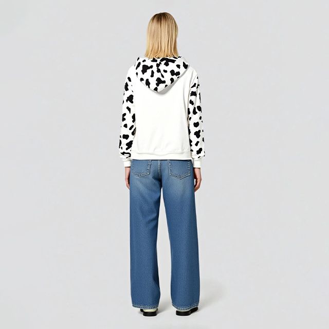 【ベビードール】ウッディ ジェシー 親子お揃い アニマル総柄パーカー 1137A / 大人 ユニセックス 男女兼用 リンクコーデ ペアルック 親子コーデ トップス 長袖 プルオーバー スウェット フーディー