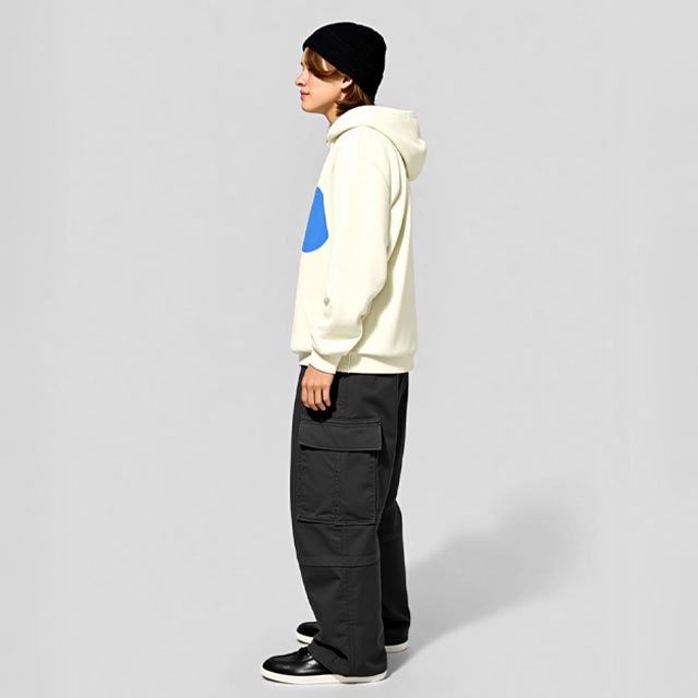 【ベビードール】ミッキー 親子お揃い キャラクターBIGフェイスパーカー 1139A / 大人 ユニセックス 男女兼用 トップス 長袖 プルオーバー スウェット フーディー 耳付きフード 立体モチーフ リンクコーデ ペアルック 親子コーデ