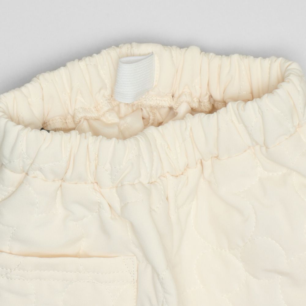 【ベビードール】ミニー キルティングショートパンツ 1140K / ベビーサイズ キッズ ボトムス 短パン 半ズボン キルト ウエスト総ゴム ゴム穴付 リンクコーデ ペアルック 兄弟姉妹おそろい