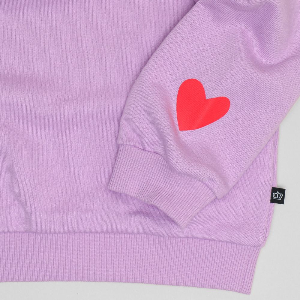 【ベビードール】ミニー キャラクターハーフジップトレーナー 1145K / ベビーサイズ キッズ トップス 長袖 プルオーバー スウェット 襟付き