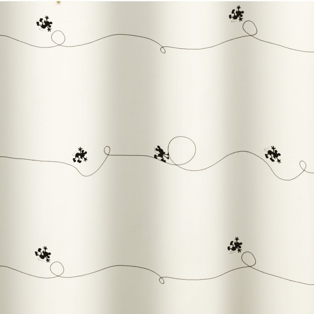 ミッキー 遮光カーテン ライン