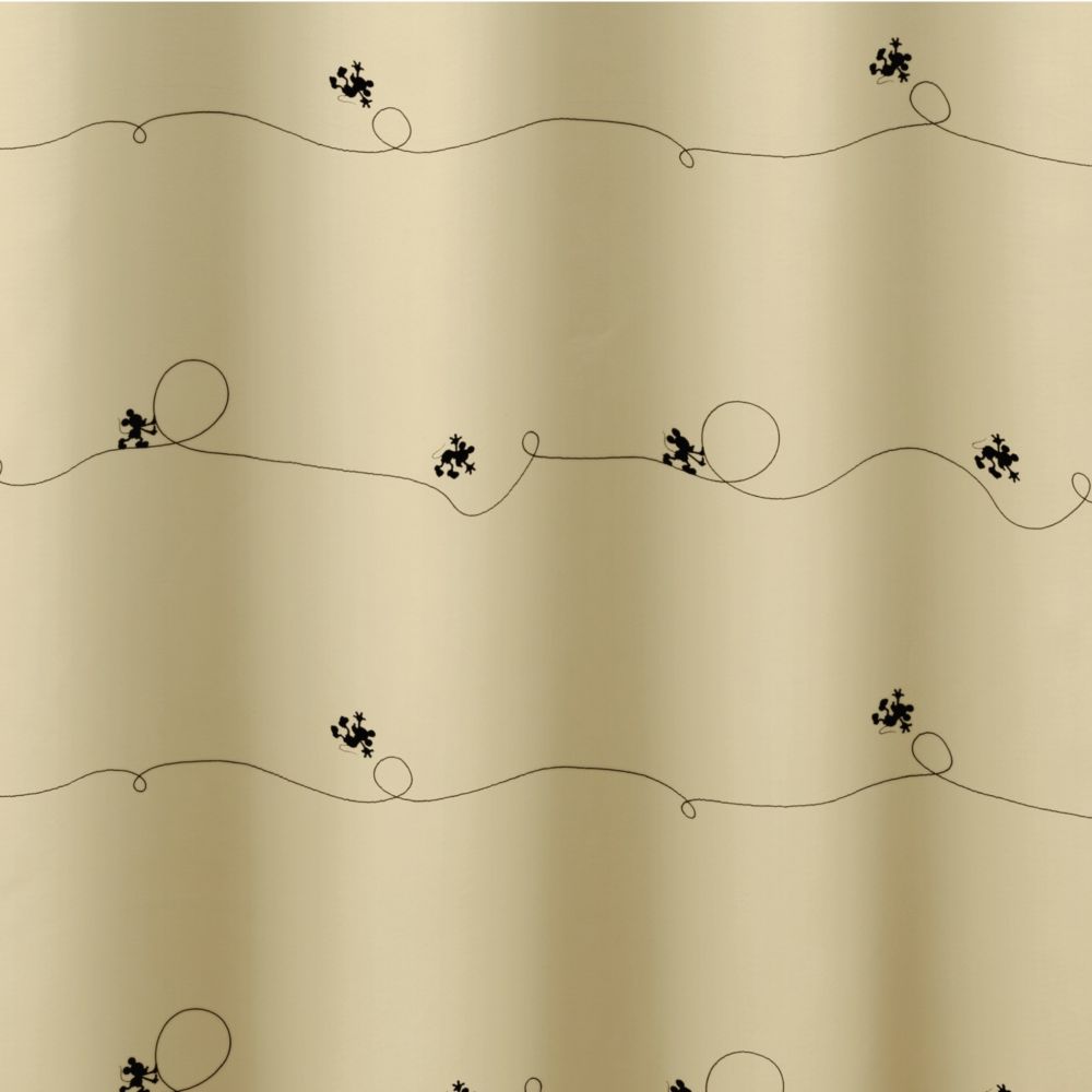 ミッキー 遮光カーテン ライン