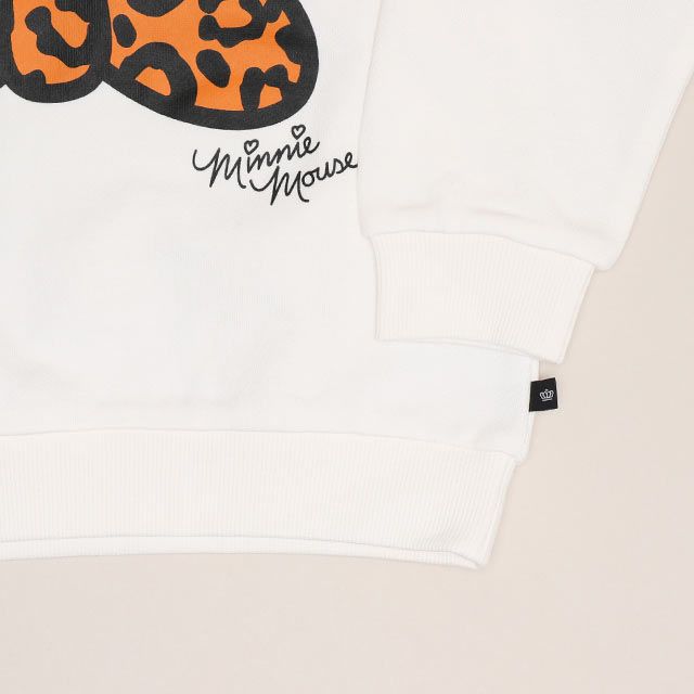 【ベビードール】ミッキー 親子お揃い アニマルモチーフトレーナー 1201K / ベビーサイズ キッズ トップス 長袖 リンクコーデ ペアルック 親子コーデ プルオーバー スウェット つながるデザイン アニマル柄 ヒョウ柄 レオパード柄