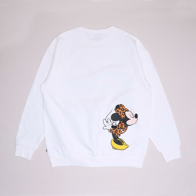 【ベビードール】ミニー 親子お揃い アニマルモチーフトレーナー 1201A / 大人 ユニセックス 男女兼用 トップス 長袖 リンクコーデ ペアルック 親子コーデ プルオーバー スウェット つながるデザイン アニマル柄 ヒョウ柄 レオパード柄