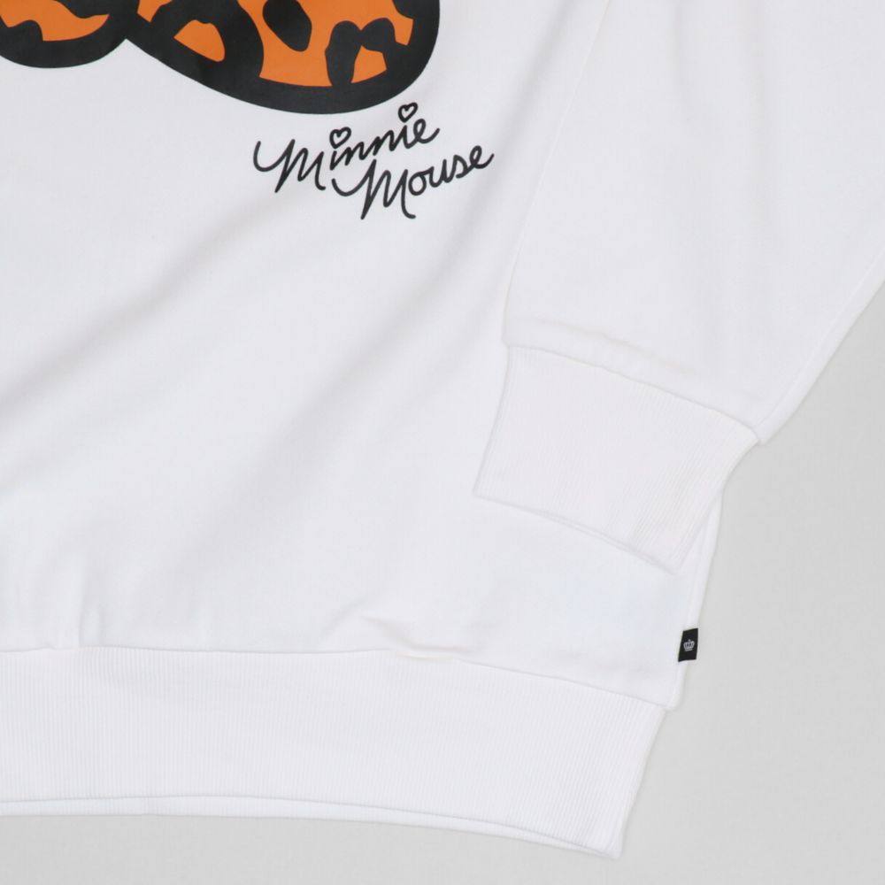 【ベビードール】ミニー 親子お揃い アニマルモチーフトレーナー 1201A / 大人 ユニセックス 男女兼用 トップス 長袖 リンクコーデ ペアルック 親子コーデ プルオーバー スウェット つながるデザイン アニマル柄 ヒョウ柄 レオパード柄