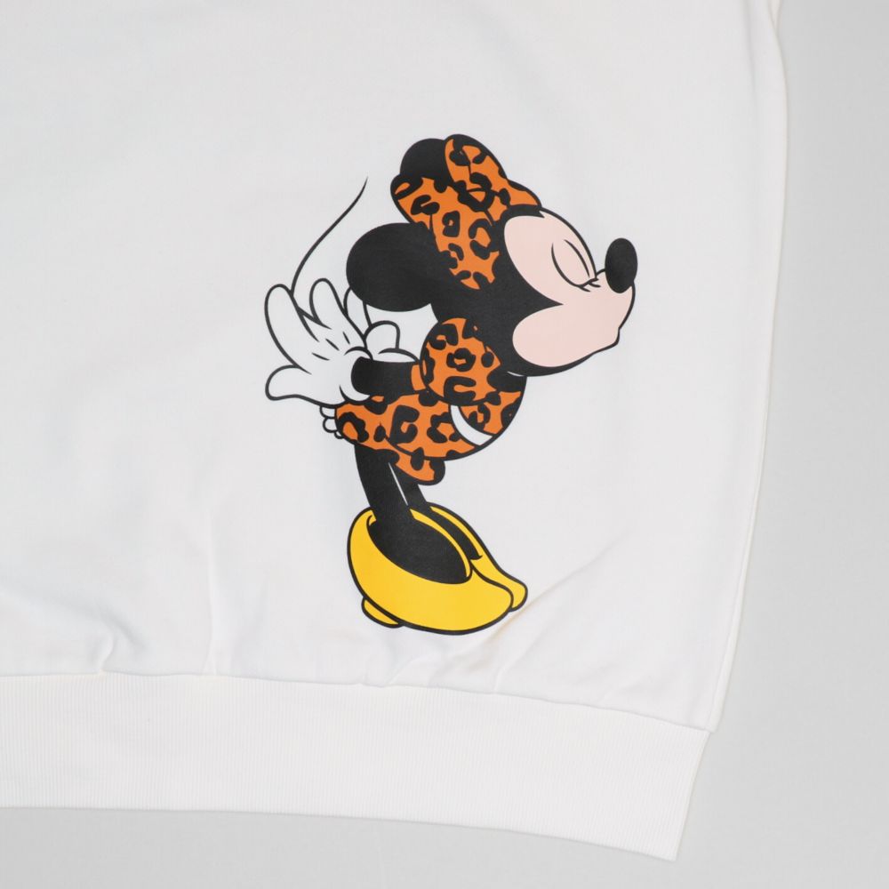 【ベビードール】ミニー 親子お揃い アニマルモチーフトレーナー 1201A / 大人 ユニセックス 男女兼用 トップス 長袖 リンクコーデ ペアルック 親子コーデ プルオーバー スウェット つながるデザイン アニマル柄 ヒョウ柄 レオパード柄