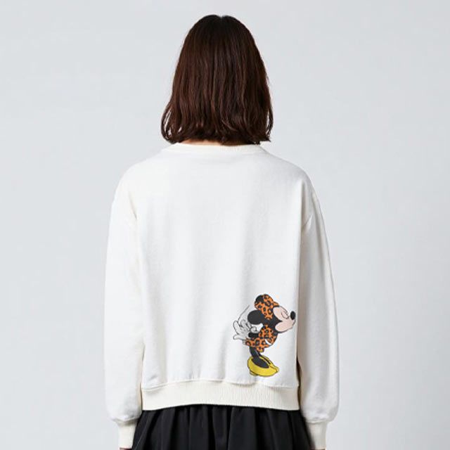 【ベビードール】ミニー 親子お揃い アニマルモチーフトレーナー 1201A / 大人 ユニセックス 男女兼用 トップス 長袖 リンクコーデ ペアルック 親子コーデ プルオーバー スウェット つながるデザイン アニマル柄 ヒョウ柄 レオパード柄