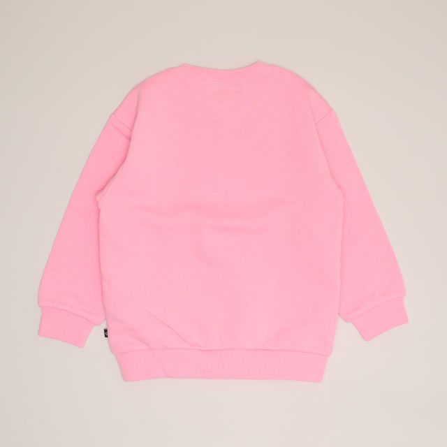 【ベビードール】ミニー アニマルロゴトレーナー 1202K / ベビーサイズ キッズ トップス 長袖 プルオーバー スウェット アニマル柄 ヒョウ柄 レオパード柄