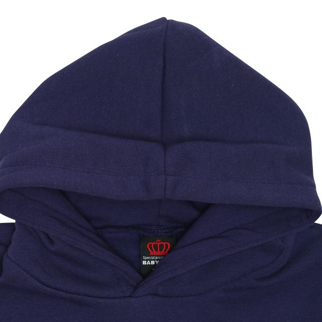 【ベビードール】ミッキー 裏起毛ビックシルエットパーカー 7191K / ベビーサイズ キッズ トップス 長袖 スウェット素材