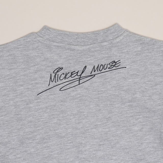 【ベビードール】ミッキー キャラクター セットアップ 1204K / ベビーサイズ キッズ トップス ボトムス 長袖 長ズボン クルーネック スウェット 2点セット 上下セット コーデセット 楽ちん