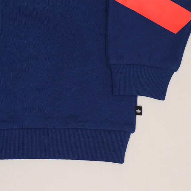 【ベビードール】ミッキー バックBIGロゴトレーナー 1205K / ベビーサイズ キッズ トップス 長袖 プルオーバー スウェット サガラ刺繍 バックロゴ