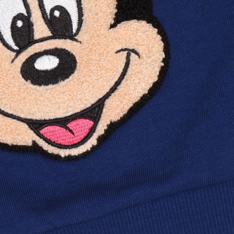 【ベビードール】ミニー バックBIGロゴトレーナー 1205K / ベビーサイズ キッズ トップス 長袖 プルオーバー スウェット サガラ刺繍 バックロゴ